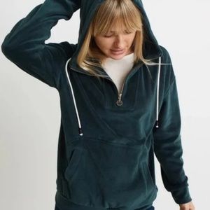 Marine Layer Dark Green Hoodie